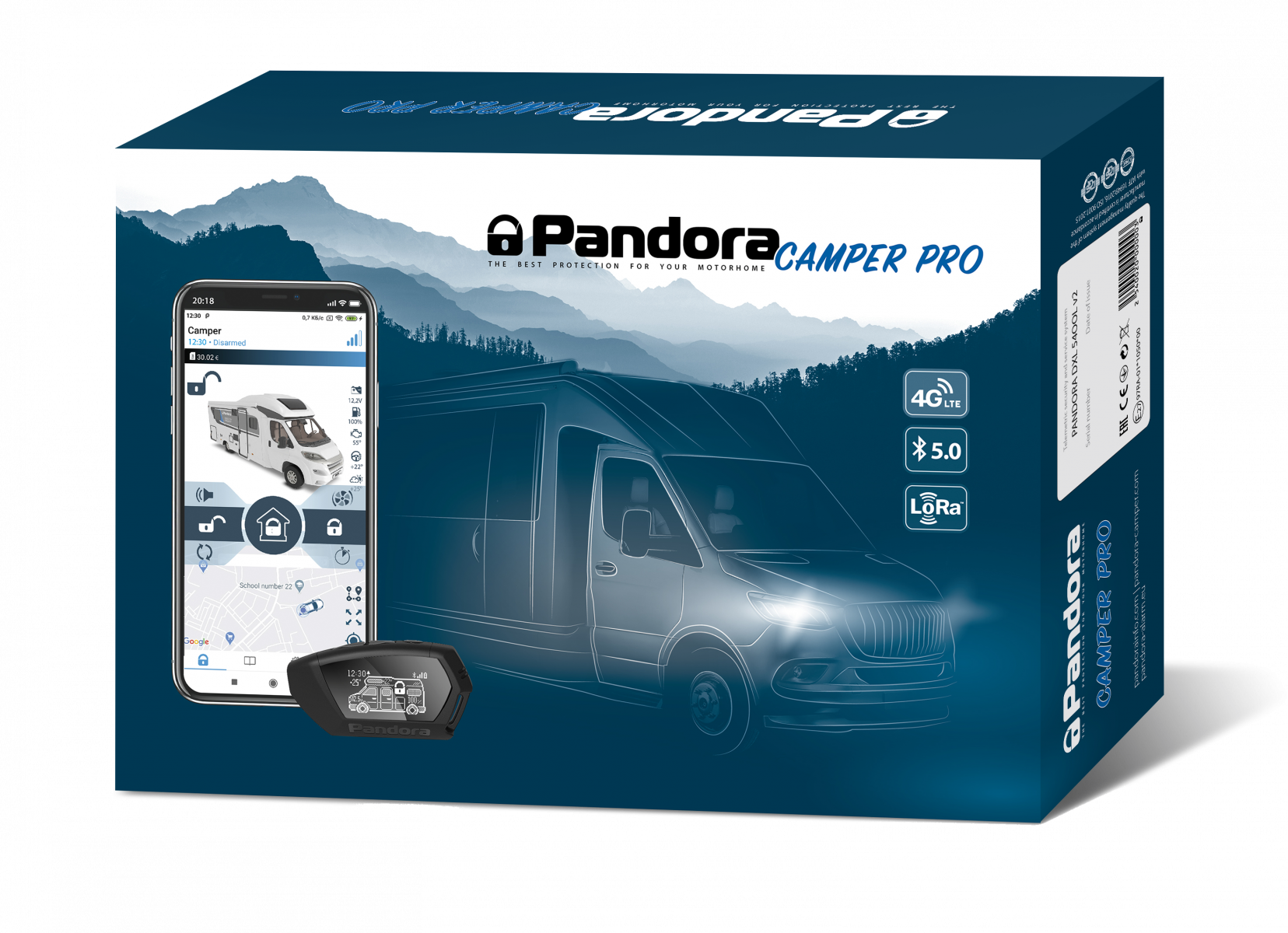 Video accessori: antifurto Pandora Camper Pro